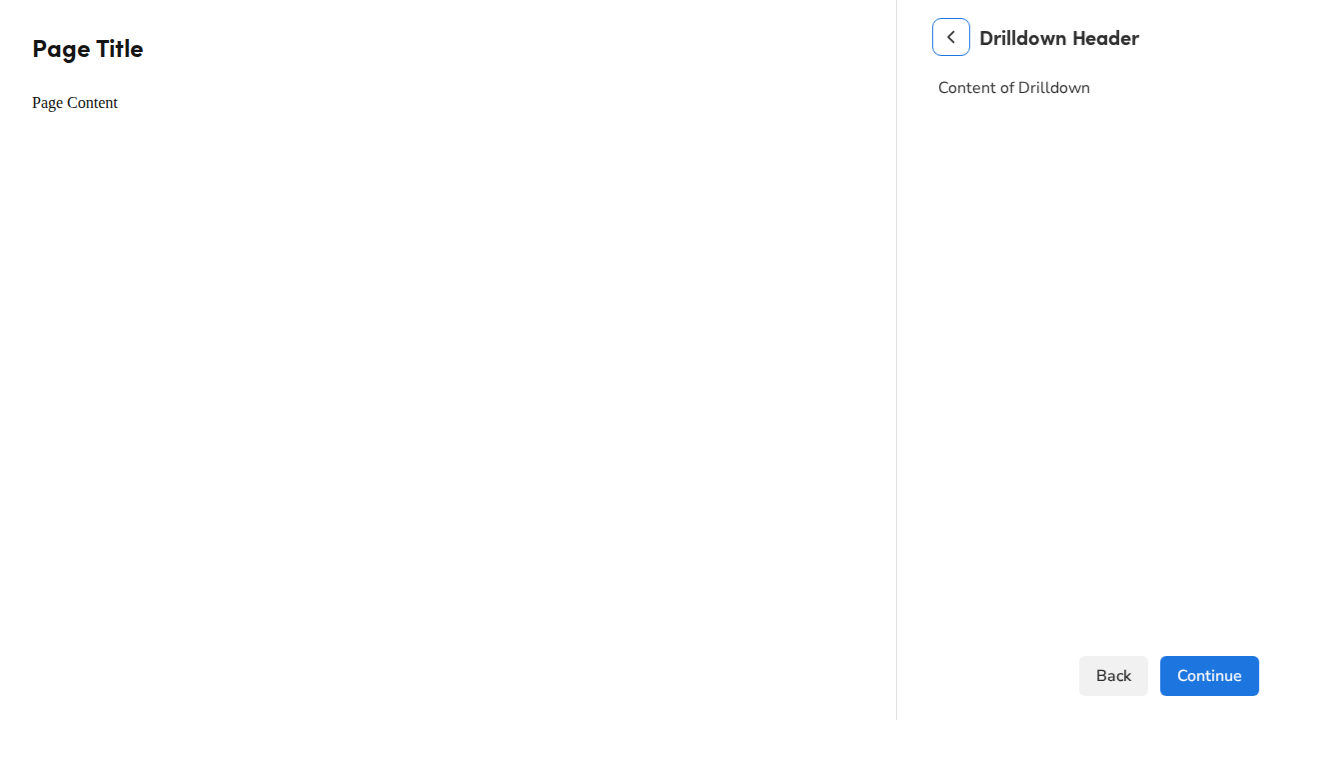 drilldown-options-panel
