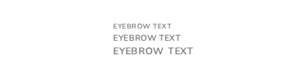text-eyebrow